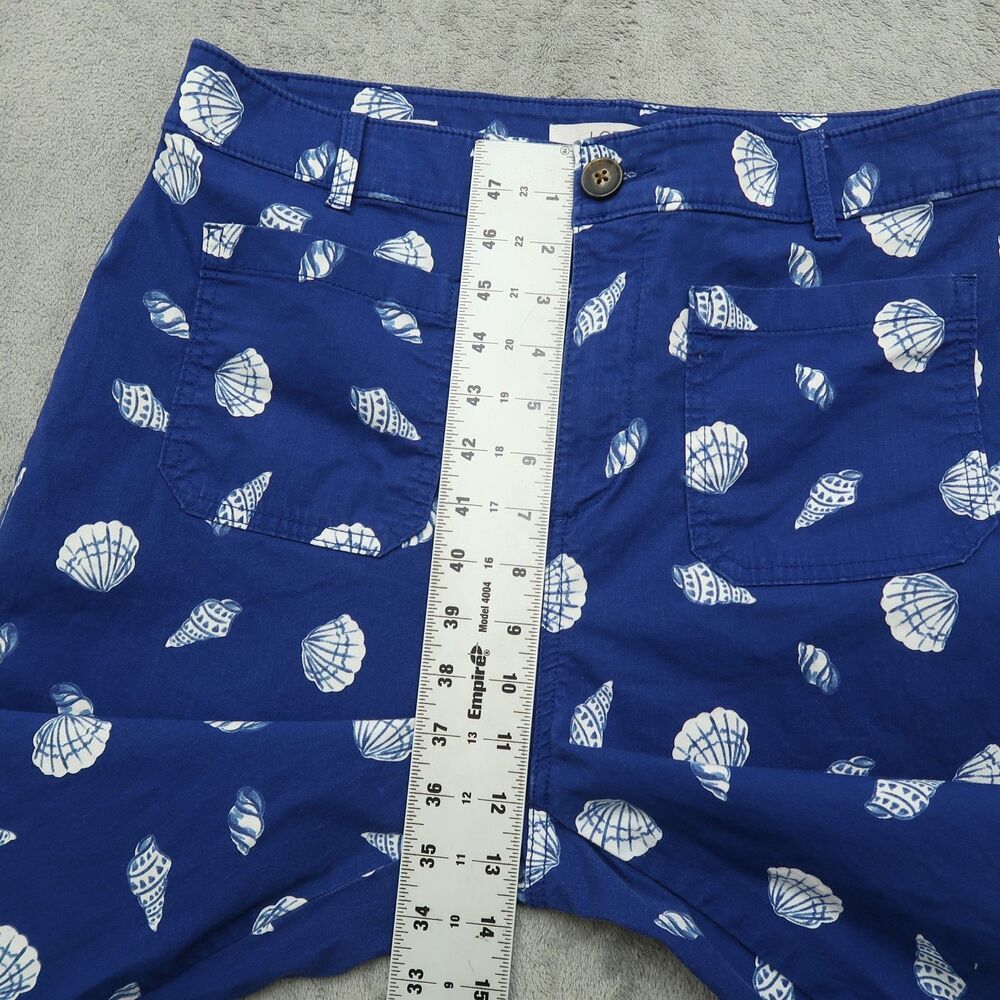 Loft Pants Women's Size 10 High-Rise Palmer Wide-Leg Crop 25" Inseam Stretch - Picture 7 of 16